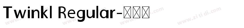 Twinkl Regular字体转换